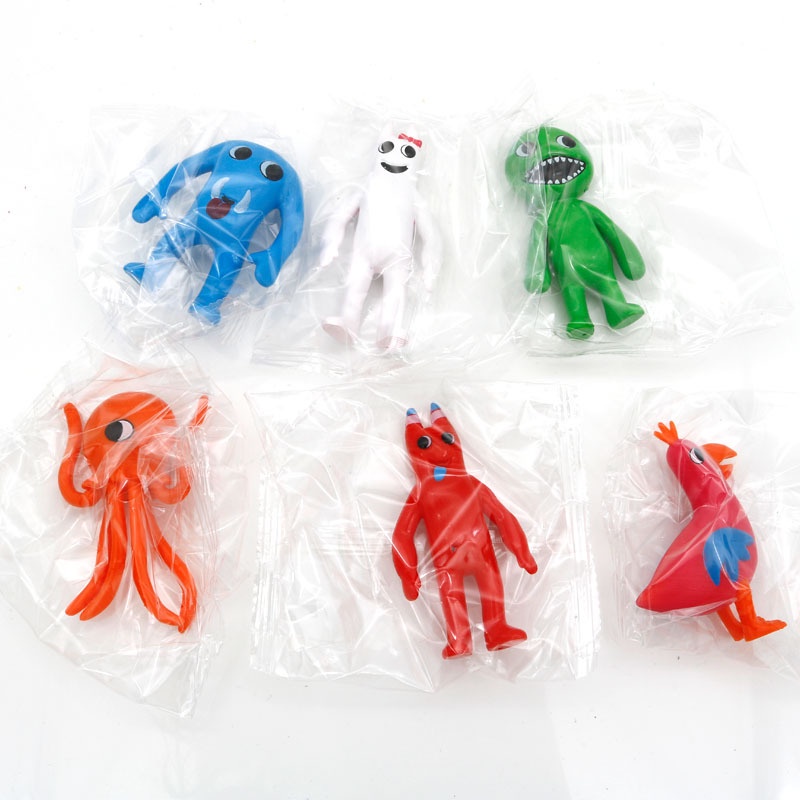 Game Garten of banban Model Figure Dengan base Game Monster Boneka Kartun Peripheral Hiasan Topper Kue