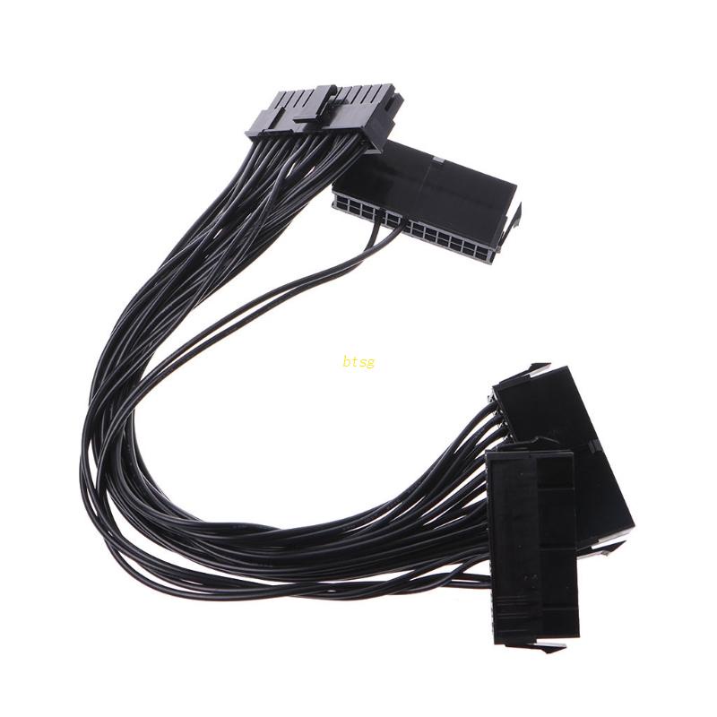 Konektor Kabel Adaptor Power Supply btsg PSU ATX Untuk Tambang 24Pin 20+ 4pin PSU Cord