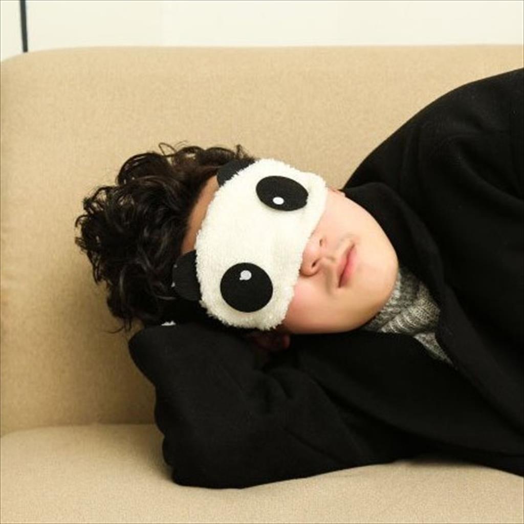 MJS 682. Penutup Mata Tidur Karakter Panda Sleeping Eye Panda Lucu Eye Cover Cute Panda Anti Silau