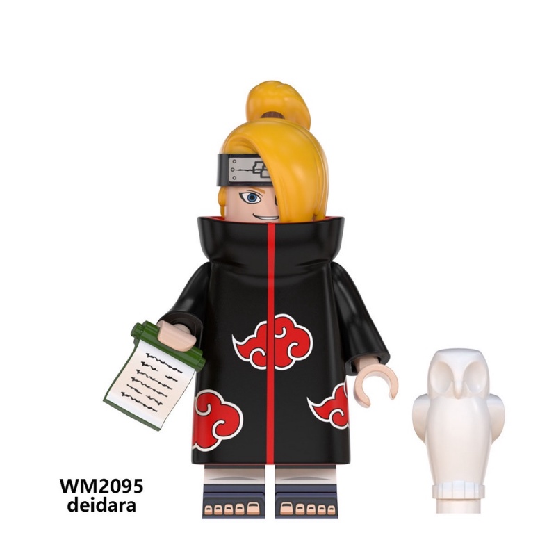 Boneka Mini Naruto Series Akatsuki Members Uchiha Itachi Payne Konan Juren Rakitan Mainan Blok Bangunan