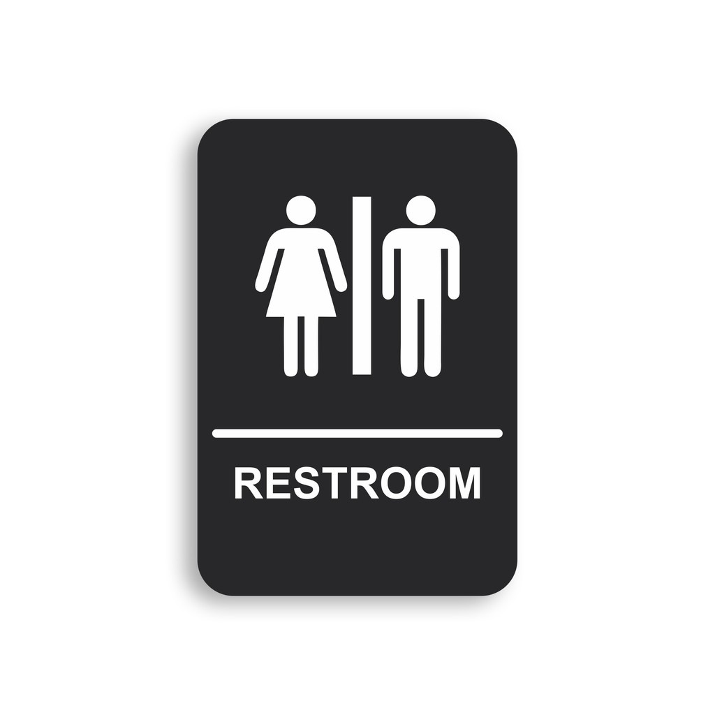 papan tanda toilet - dekorasi sign toilet men - toilet women - penanda wc