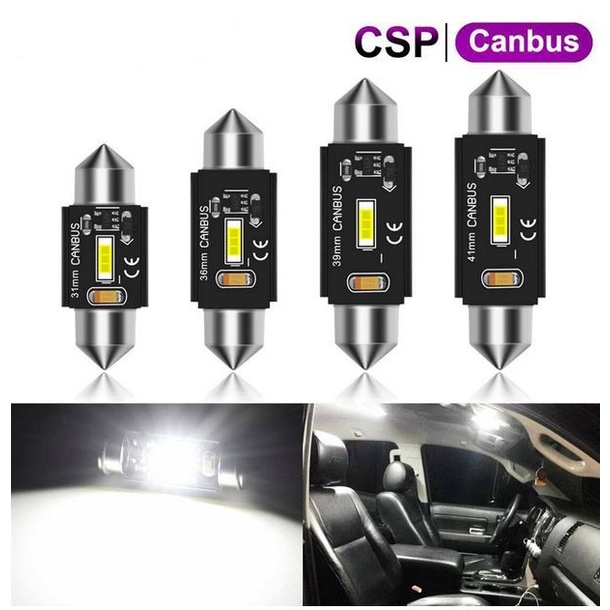 Lampu Plafon LED CSP 31 36 mm 31mm 36mm kabin mobil festoon canbus