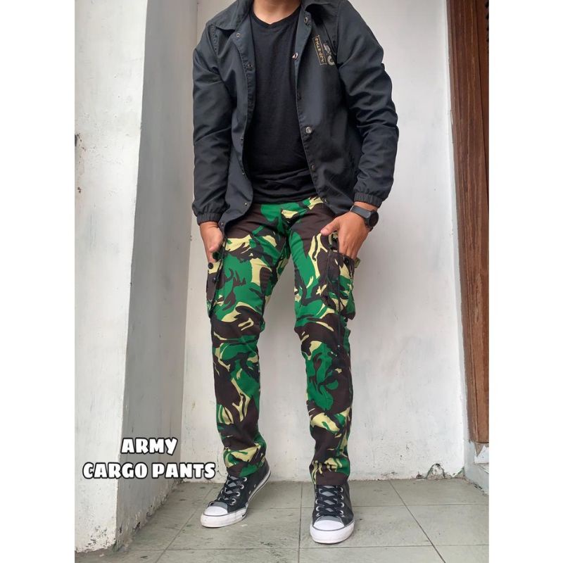 YANG LAGI HITS!! Celana cargo army panjang Pria Army Loreng ufc venum