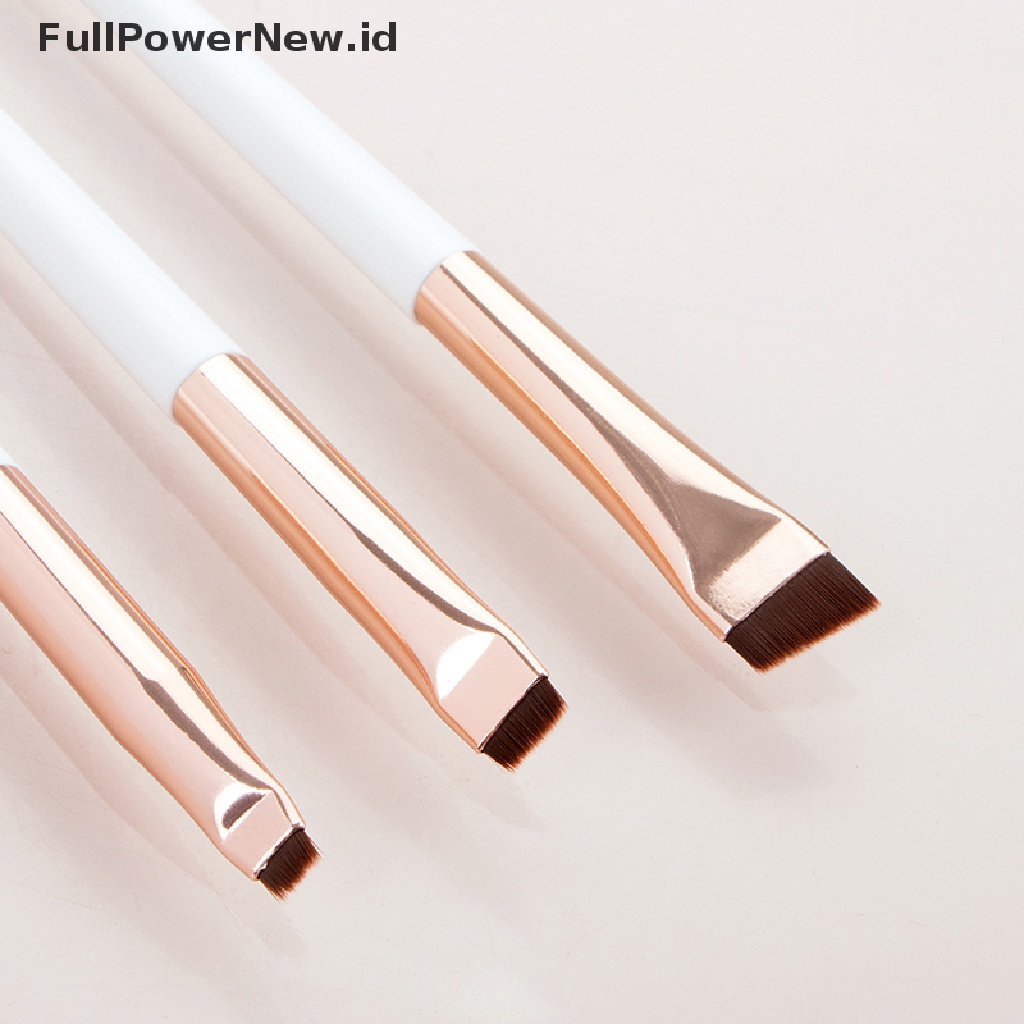 Power 3Pcs Brush Makeup Eye Brow Eyeliner Pen Pensil Alis Brush Alat Makeup Alis ID