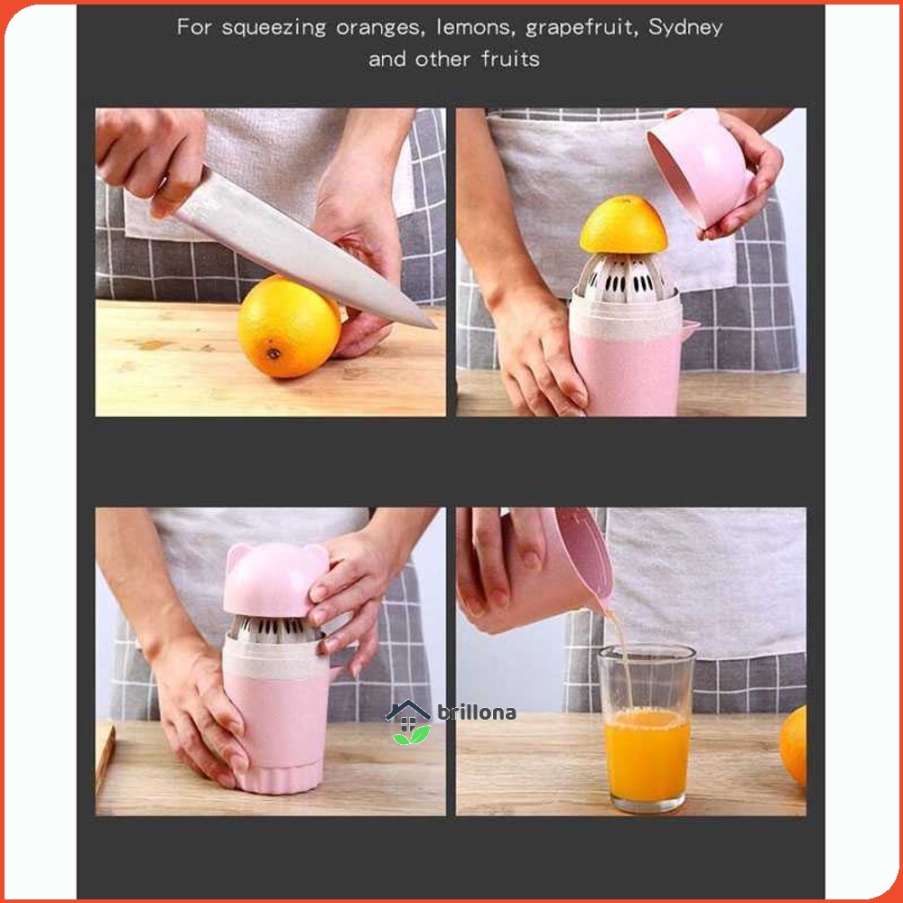 LUCOG Alat Peras Buah Jeruk Mini Juicer Presser Squeezer - Juicer0911