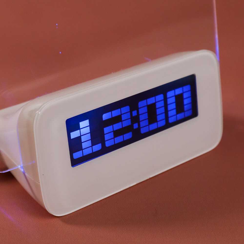 (BISA COD) FTIHSHP Satzuma Jam LCD Display Alarm Clock with Memo Board - 003