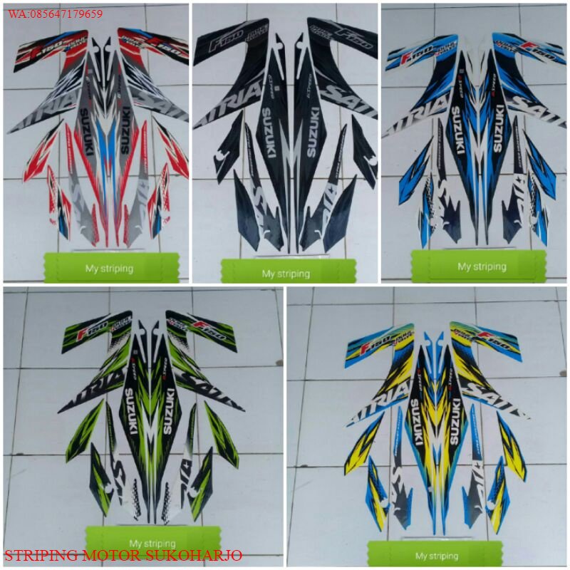(ORI) Stiker Sticker Striping Satria Fu 2013 2014 KUALITAS ORIGINAL PABRIK