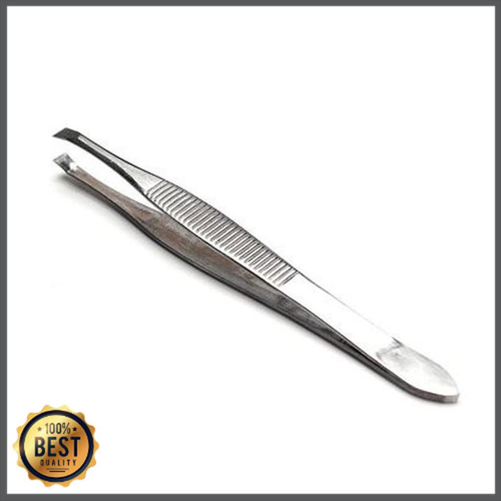 MJS 677 - Pinset Penjepit Pencabut Bulu / Rambut / Alis Bahan Stainless