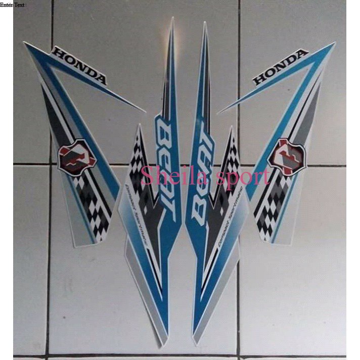 Stiker striping motor honda beat 2018