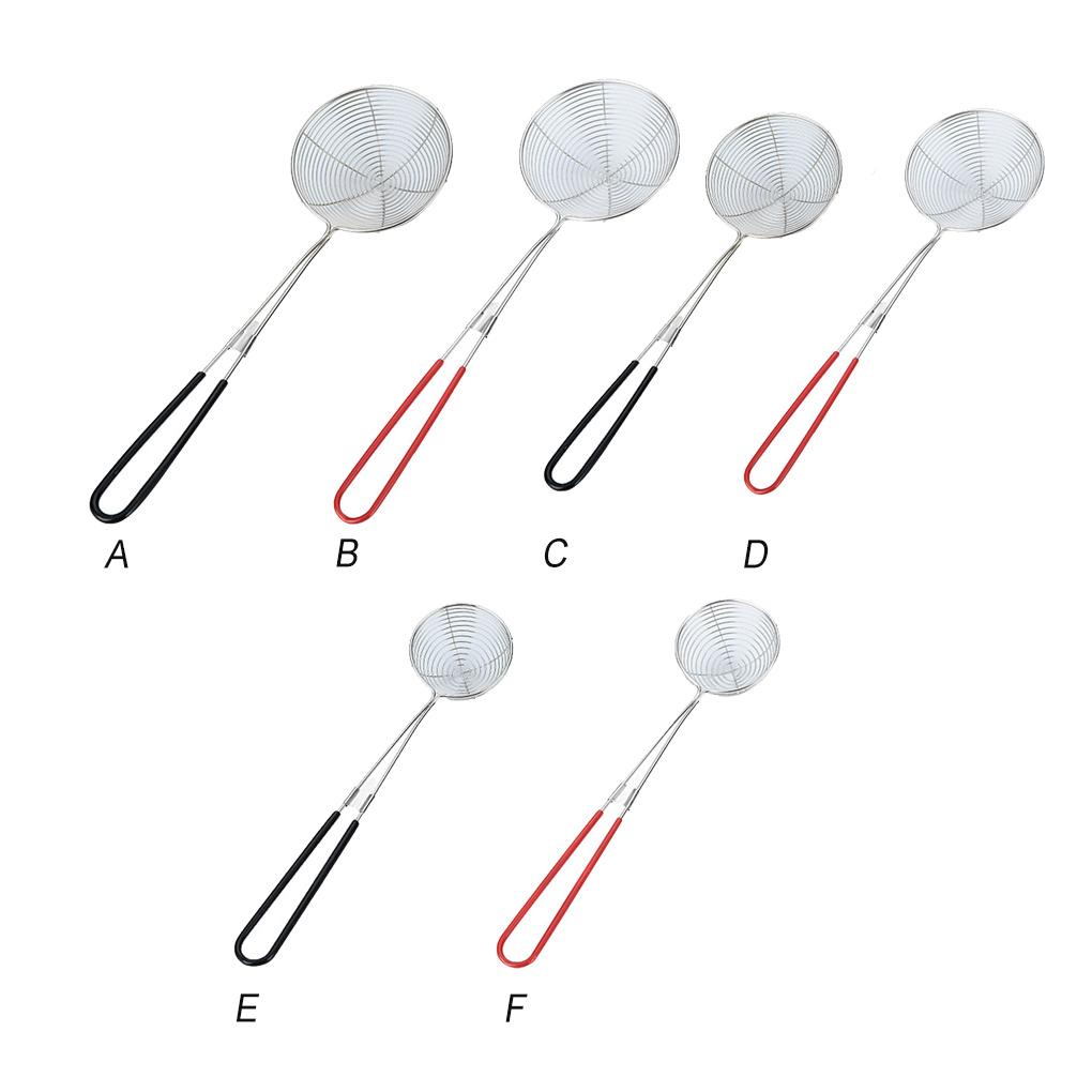 Rumah Restoran Spaghetti Fries Skimmer Sendok Sayur Stainless Steel Saringan Sendok Peralatan Masak Aksesoris Dapur