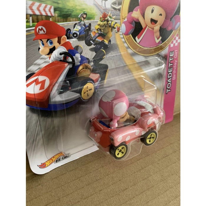 Hotwheels Mario Kart Toadette Birthday Girl