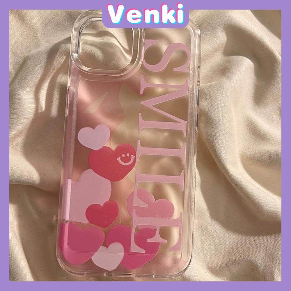 Case for iPhone 11 Soft TPU Clear Space Case Full Screen Pink Heart and Butterfly Plating Buttons Camera Protection ShockProof for iPhone 14 13 12 12 Plus 6 8 Plus XR XS