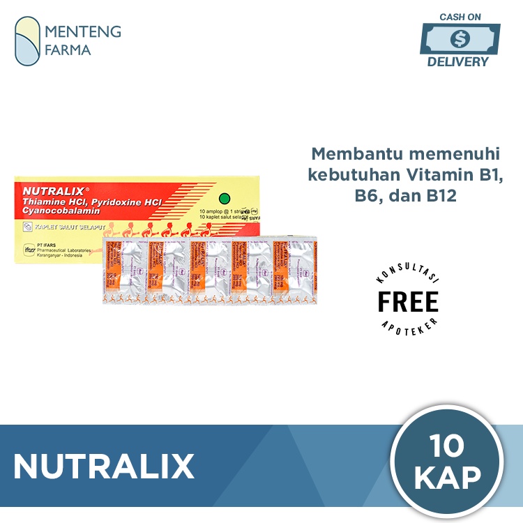 Nutralix 10 Kaplet - Suplemen Vitamin B