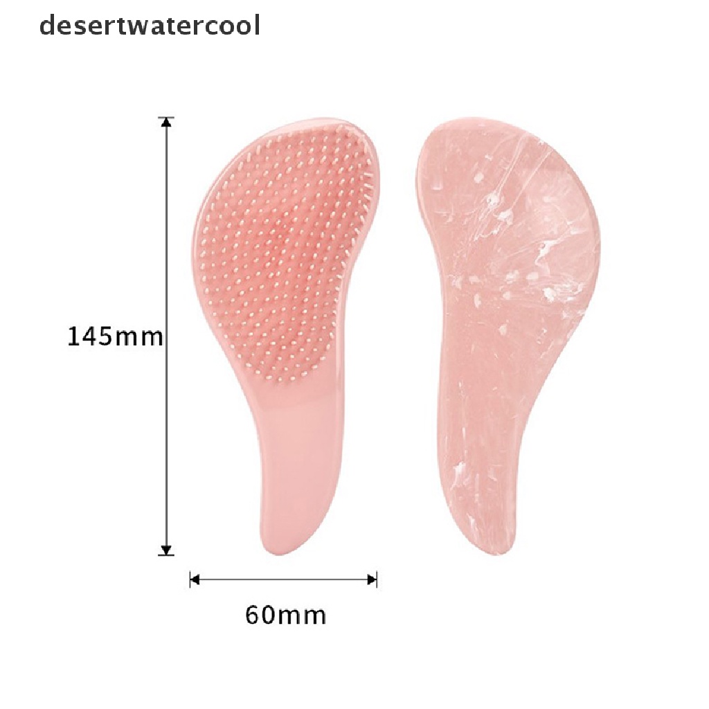 Deid Marbling Magic Sikat Rambut Anti Statis Gagang Kusut Detangling Massage Comb Martijn