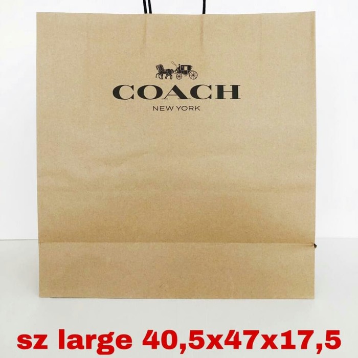 

⭐BISA COD⭐ coach paperbag original size large