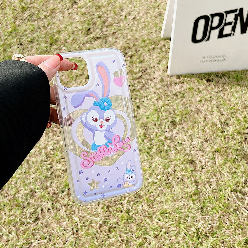 IPHONE Soft Phone Case Kompatibel Untuk Iphone14 13 11 12 Pro XS Max X Xr7 +8 Plus Casing Kelinci Lucu Transparan TPU Silikon Shockproof Cover