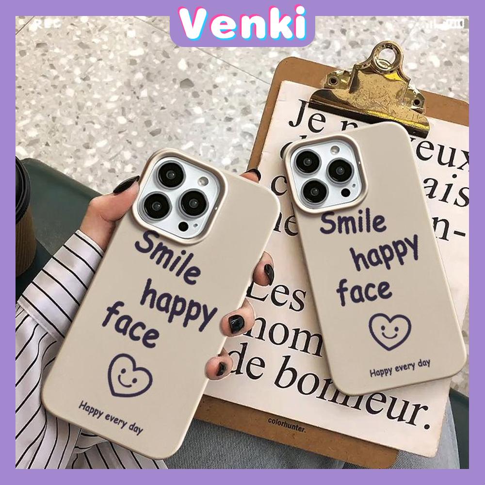 iPhone Case Soft TPU Glossy Yellow Khaki Candy Case Smile Happy Face Camera Protection Shockproof For iPhone 14 13 12 11 Pro Max 7 8 Plus X XR