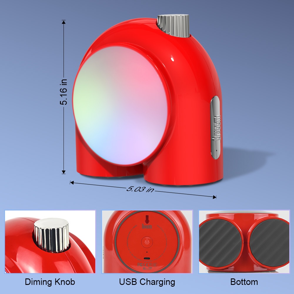 DIVOOM Planet-9 - Customizable DIY Smart Mood Lamp - 2500mAh Battery