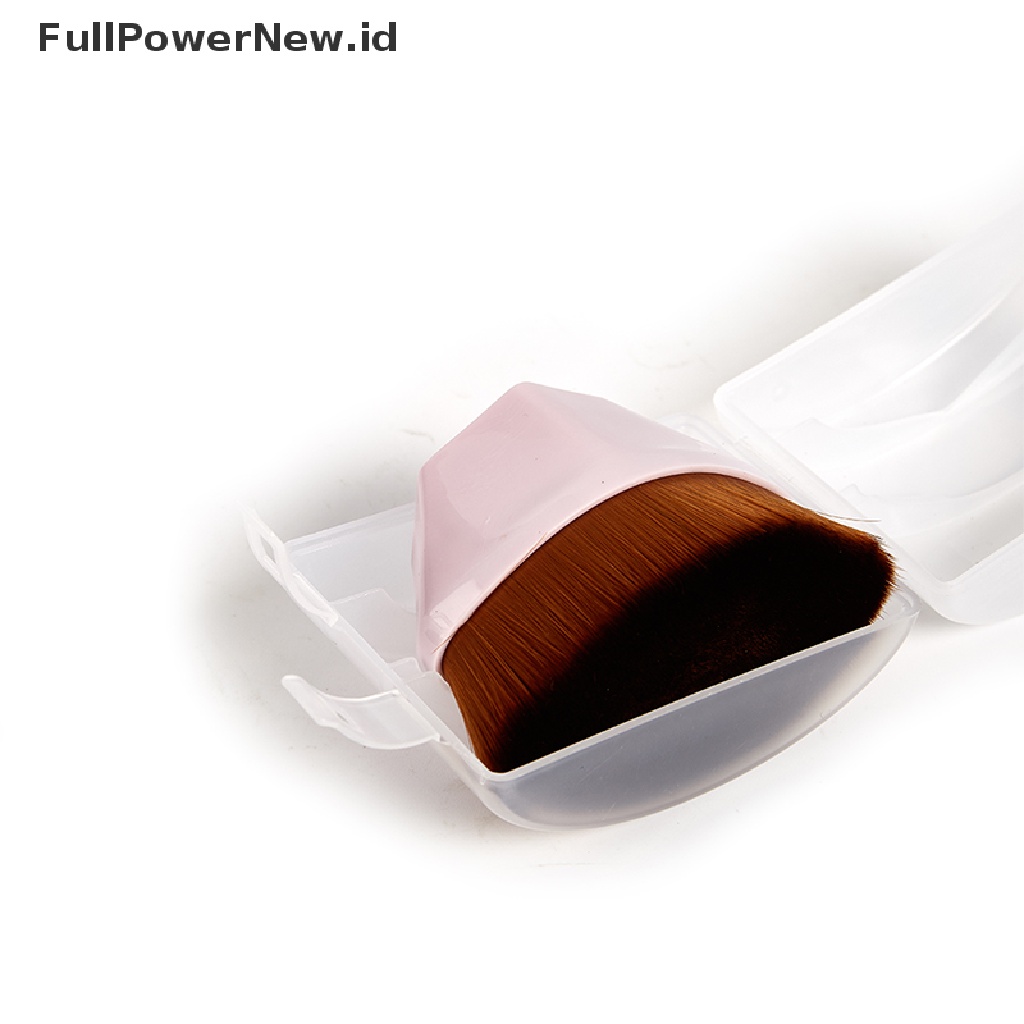 Power Hexagon Belah Ketupat Gagang Pendek Magic Brush Blush BB Cream Foundation Kuas Makeup ID