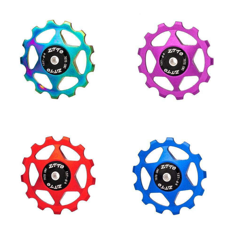 LANFY Steel Bearing Jockey Wheel Part Transmission parts Pulley Set Roller Bicycle Steel Pulley Bearing Axis Adapter Rear Derailleur Pully Cycling Accessories Guide Wheels