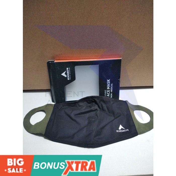 Masker EIGER1989 ACLIMA FACE MASK 91000 6685 Original Masker Kain  KEREN AWET