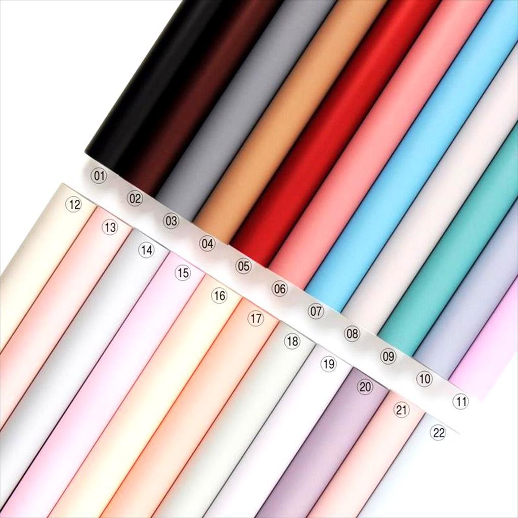 

[1 LEMBAR] PREMIUM PLAIN SOLID COLOR Flower Wrapping Paper/Kertas Bungkus Bunga