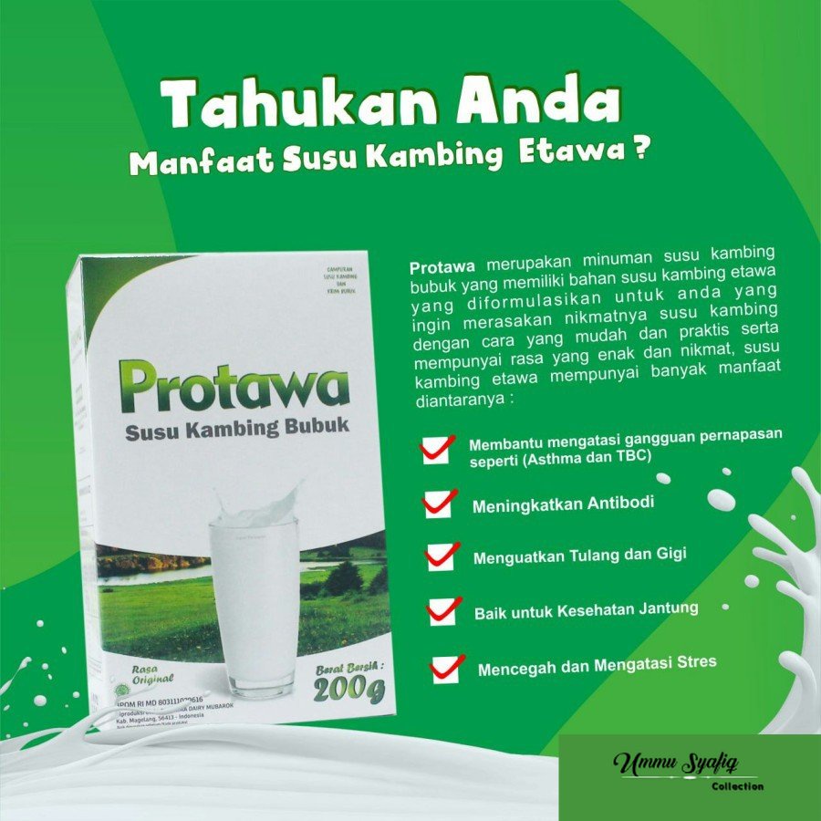 

Susu Kambing Etawa protawa 200gr