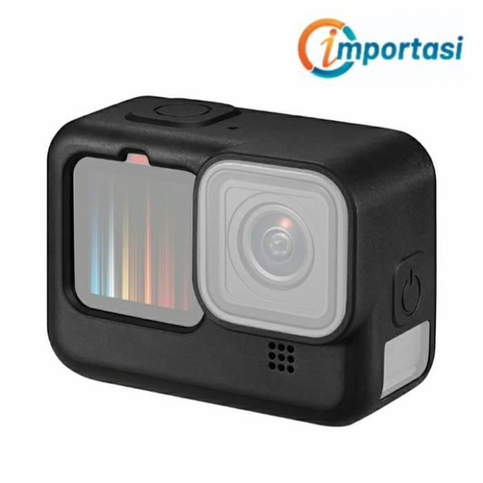 Silicone Case Cover GoPro Hero 11 Body Protector Casing Sarung Silikon - Hitam