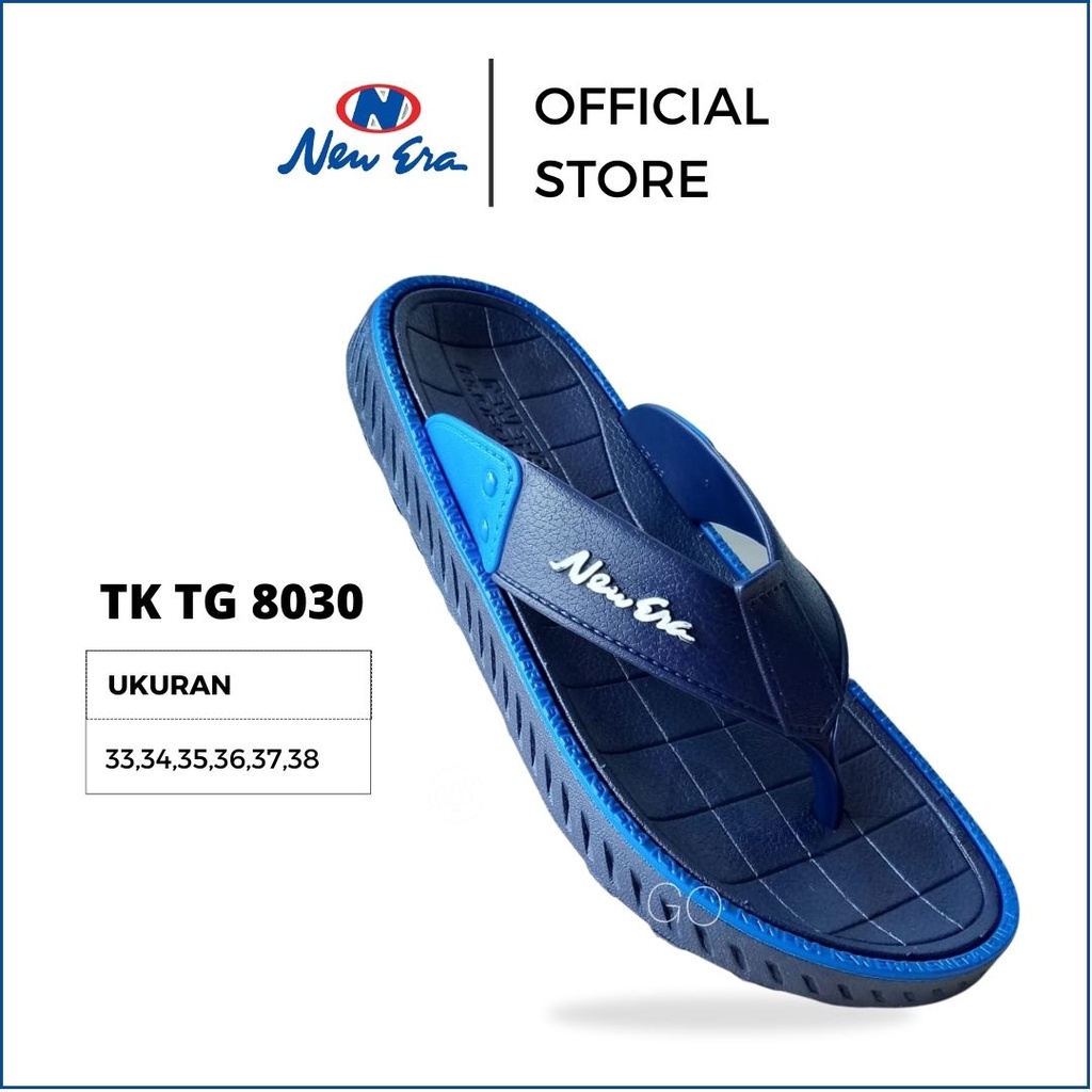 NEW ERA TG 8030 & TK 8030 Sandal Japit Karet Anak Laki-Laki Sendal Pria Anti Slip Original