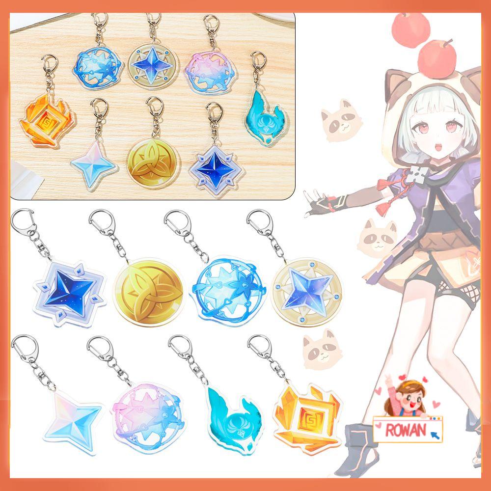 R-bunga Anime Gantungan Kunci Kartun Lucu Liontin Aksesoris Fashion Perhiasan Jepang Anime Car Key Holder