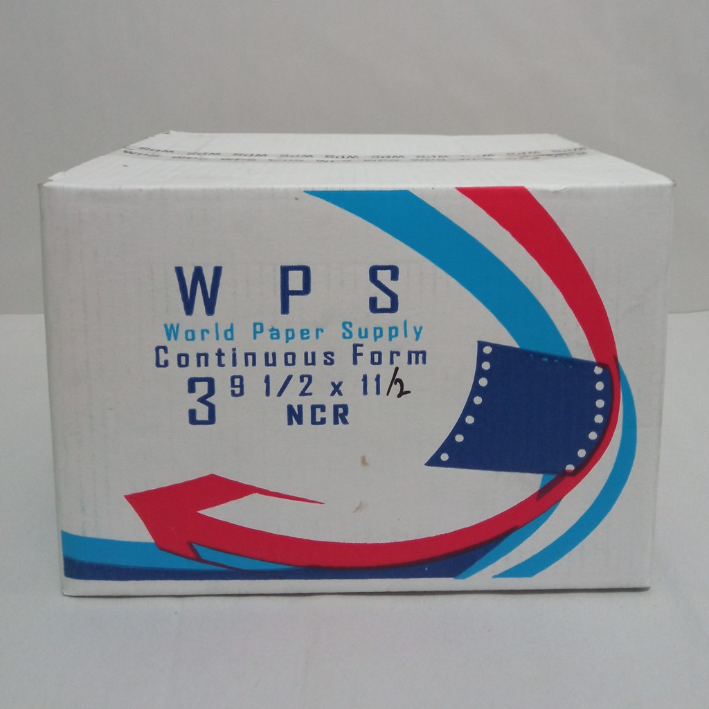 

WPS Continous Form 91/2 x 11/2 3 Ply ( K3/2 WPS ) NCR
