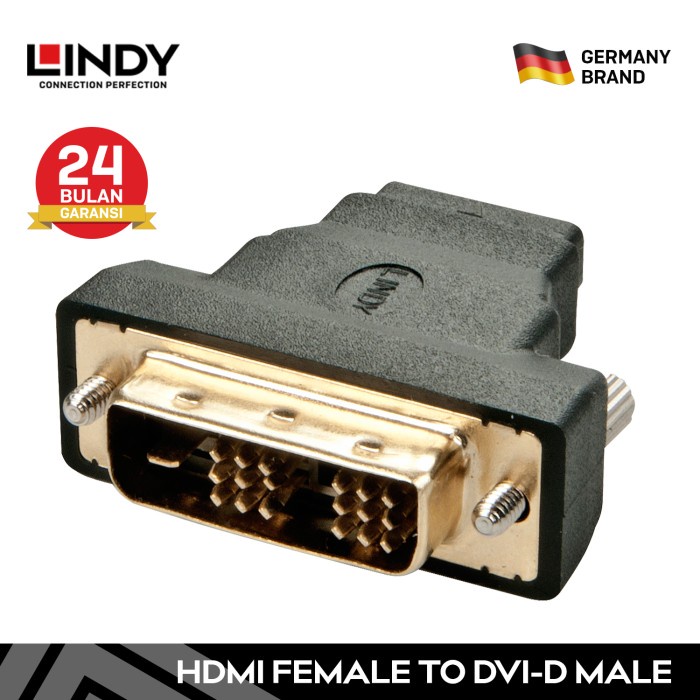 LINDY Konektor HDMI to DVI-D DVI-I Single Link Adapter 41228