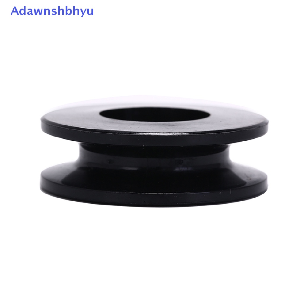 Adhyu 1pc 50mm Hitam Bantalan Pulley Roda Kabel Peralatan gym Part Wearproof gym kit  Id