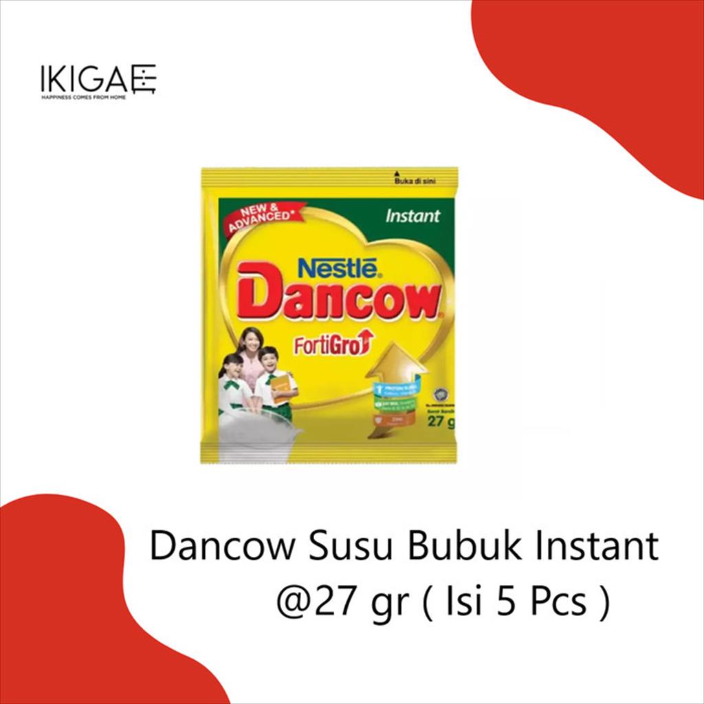 SUSU BUBUK INSTANT NESTLE DANCOW FORTI GRO SACHET ISI 5`s