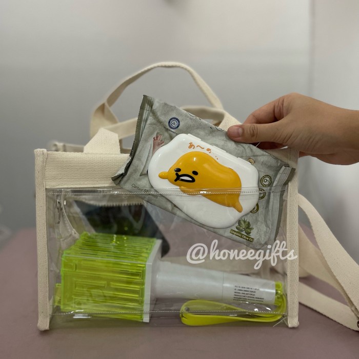 

⭐BISA COD⭐ tas mika transparan tote bag selempang kantong hampers korea pr kado