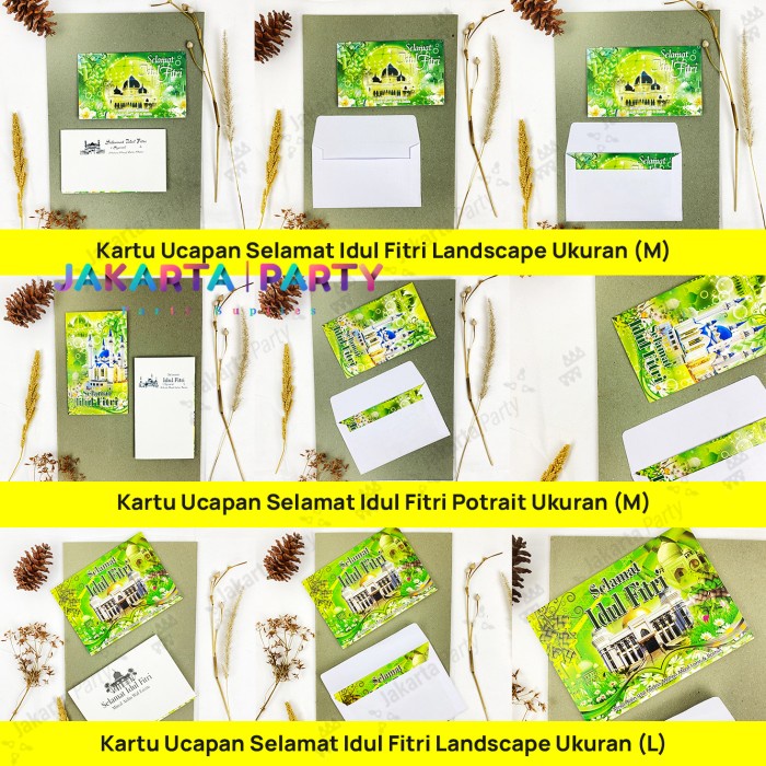 Kartu Ucapan Lebaran / Kartu Ucapan Parcel/ Kartu Ucapan Eid Mubarak