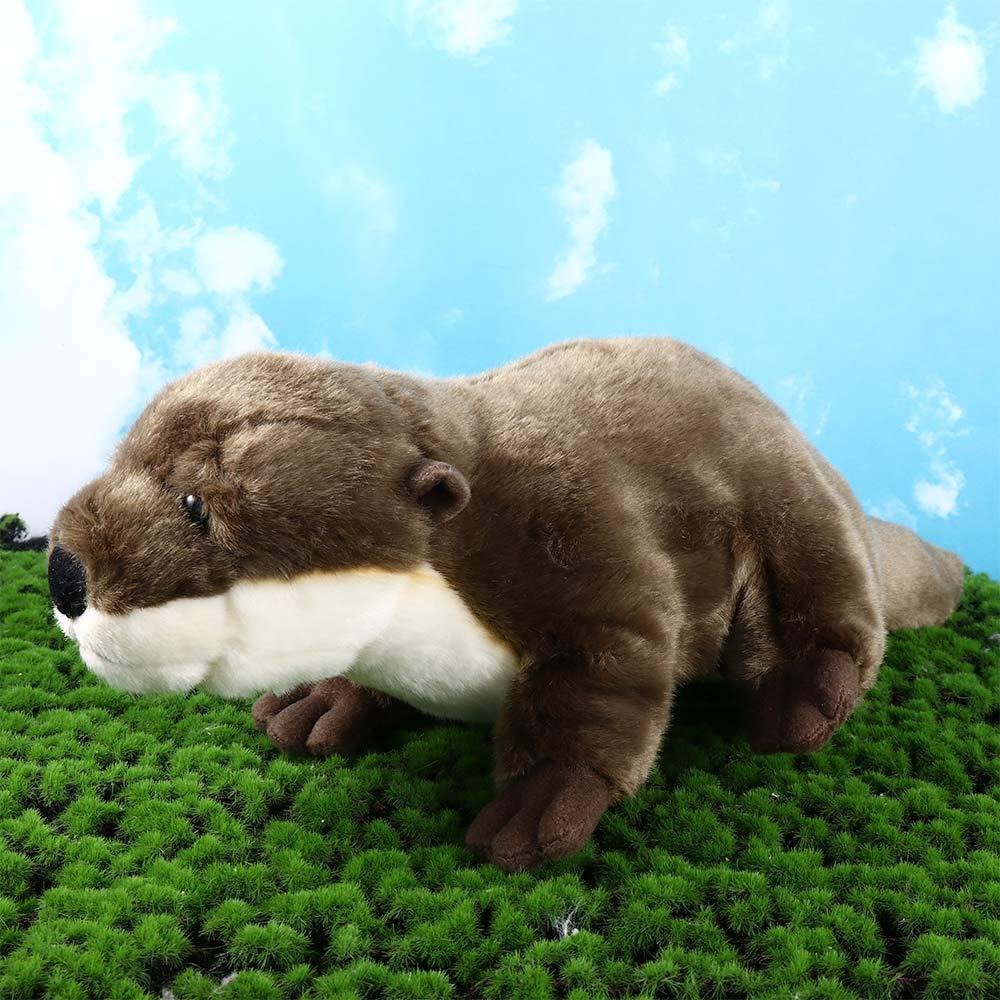 Quinton Otter Mainan Mewah Hadiah Natal Ulang Tahun Lucu Manusia Hidup 46 cm Boneka Binatang Lembut