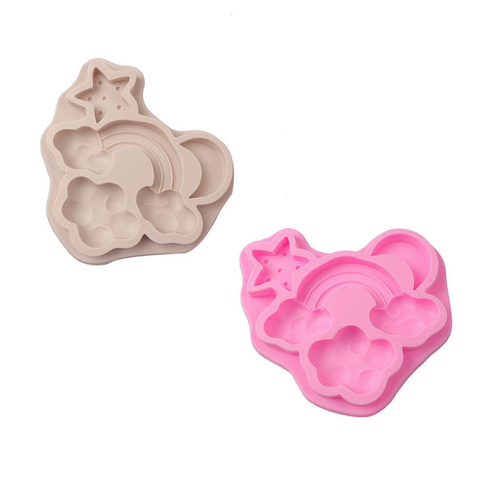 Shape Fondant Mold Portable Pengganti Lucu Anti Lengket Dapur Cetakan Coklat Molding Alat Aksesoris