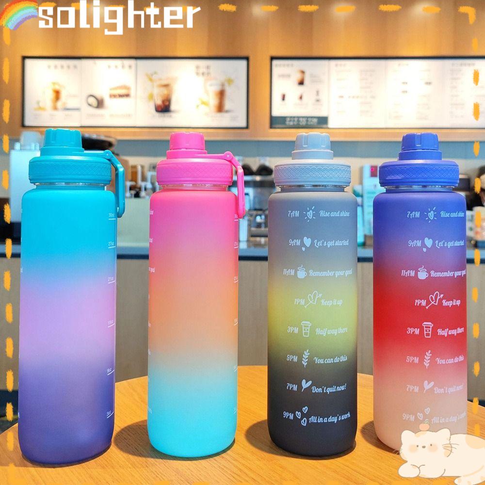 Solighter Botol Air Kapasitas Besar Olahraga Luar Ruangan Anti Bocor Water Jugs