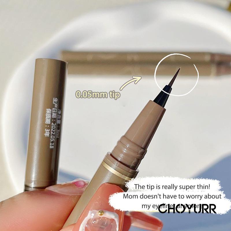 【COD】Sweetmint Slim Eyeliner Pena Ulat Sutra Berbaring Cair Tahan Air Cepat kering Eyeliner Riasan Mata Tanpa Noda-CH