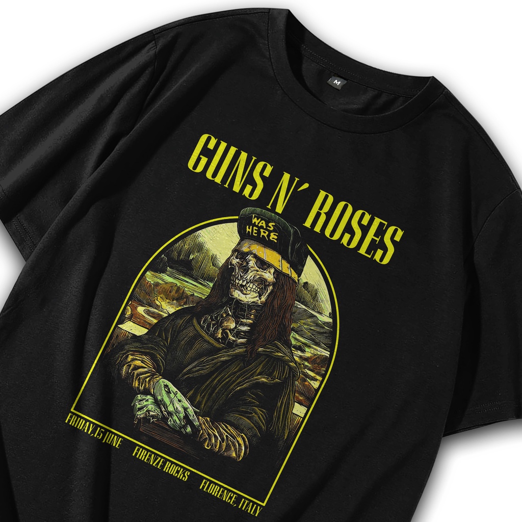 Baju Band / Kaos Band Guns N Roses Monalisa / T shirt Band / Tshirt Vintage Band / Musik Metal Punk 