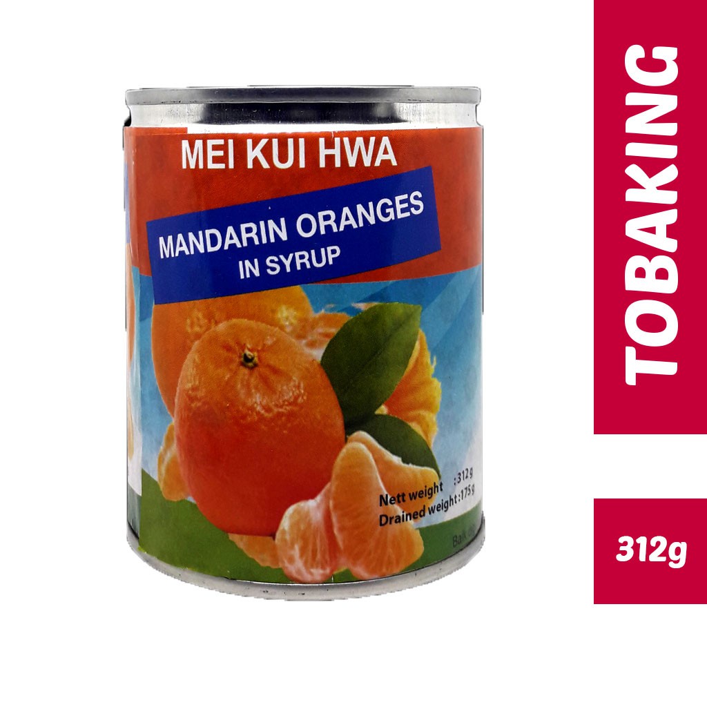 

NUZ Jeruk mandarin kaleng dalam sirup 312 gr Mei Kui Hwa