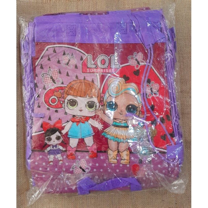 

⭐BISA COD⭐ tas kain ultah karakter - Ungu
