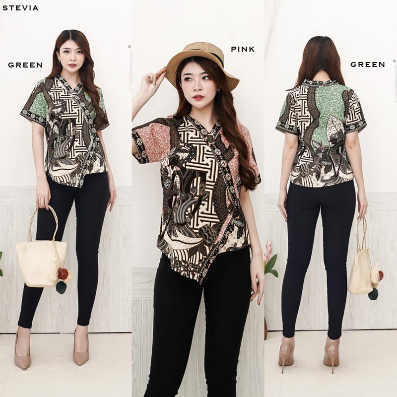 Evercloth Stevia Blouse Wanita Atasan Wanita Atasan Wanita Blouse