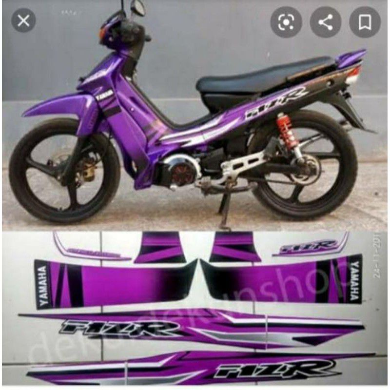 STRIPING VARIASI FIZR UNGU