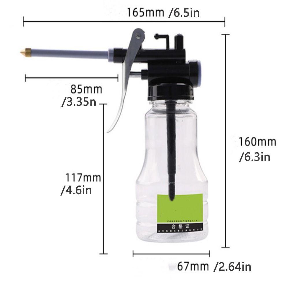 Lanfy Oil Can Meta Pompa Tangan Plastik Tangki Minyak Alat Isi Minyak Oiler Grease Mobil Oil Pot Botol