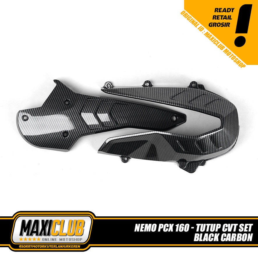 Cover Tutup Pelindung CVT Depan Belakang PCX 160 PCX160 Nemo Carbon PJV STORE