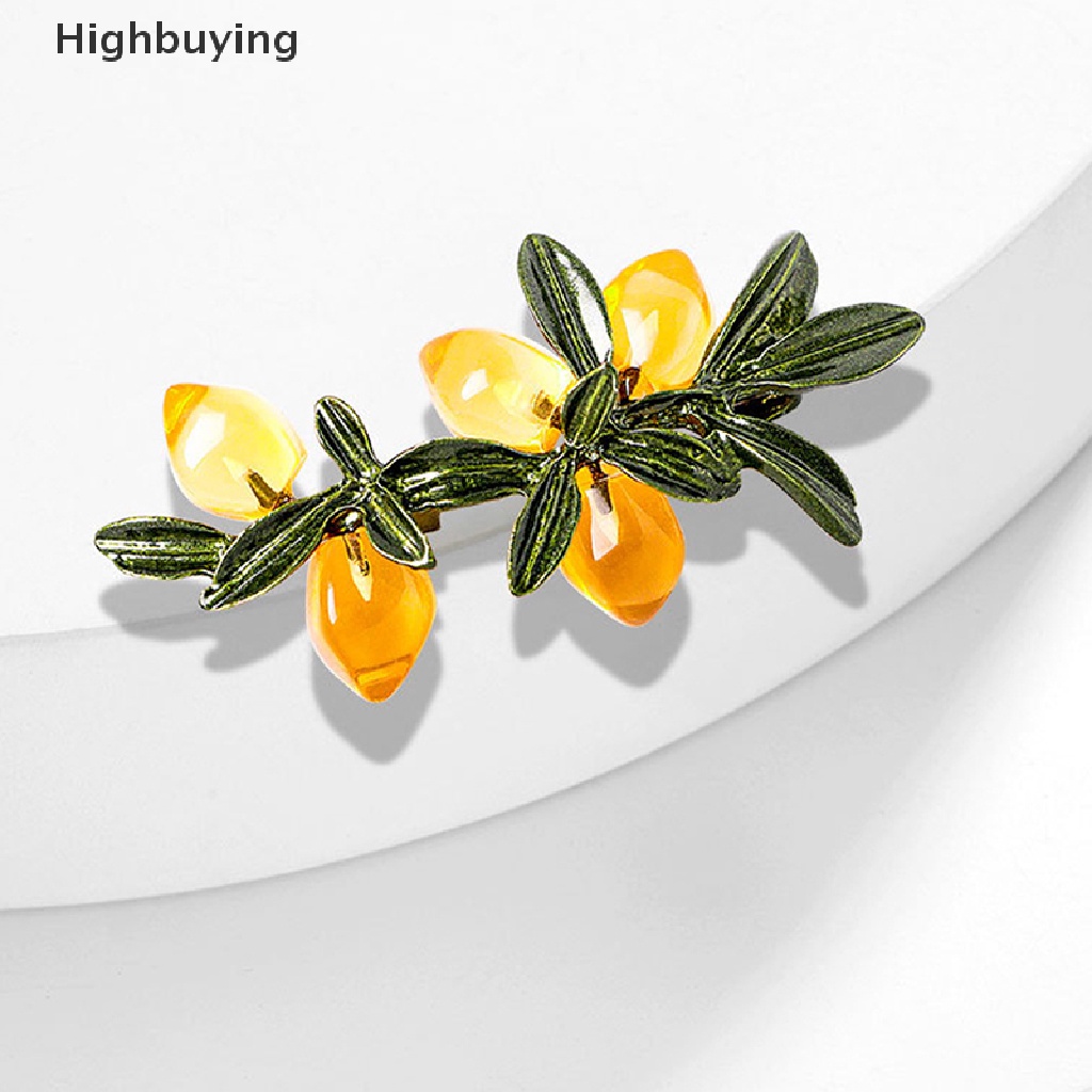 Hbid Vintage Women Enamel Berry Brooches Plant Series Badges Pins Lady Clothing Sweater Corsage Buckle Jewelry Gift Glory