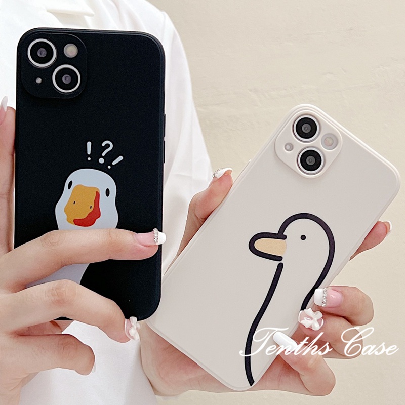 Casing Infinix Hot 20 20s 20i 12 12i 12Play 11 2022 10 9 Play Note 10 Pro Smart 6 6Plus 5 2020 2023 Motif Bebek Kreatif Phone Case Silicon Cover