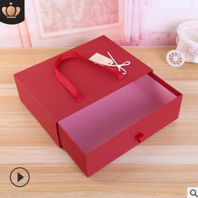 

⭐BISA COD⭐ READY box hampers merah / kotak kado elegan / hard box souvenir